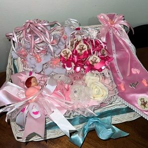 Baby Shower Pink Girl Set